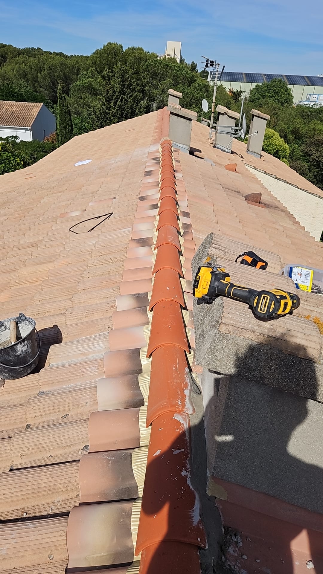 Toiture après rénovation